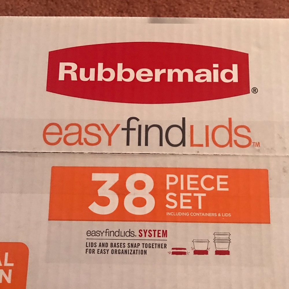 Rubbermaid easy find lids (38) piece set - Picture 2 of 8